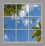 Ceiling Mural kf-6um_6x6md