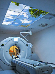 Climal Medical Imaging features a pair of attractive Luminous SkyCeilings