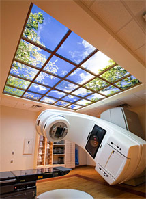 McCreery Cancer Center features a large 10' X 10' Luminous SkyCeiling