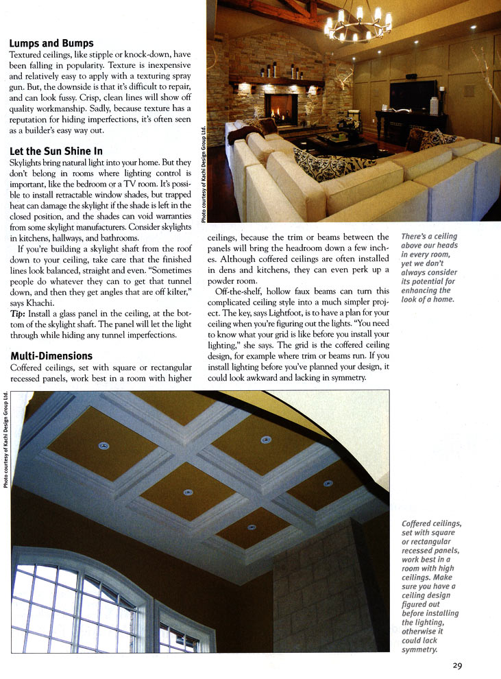 Homes and Cottages magazine - Look Up page 2