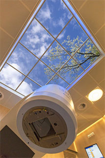 Solothurn Civic Hospital features a 6' x 8' Luminous SkyCeiling over their CT